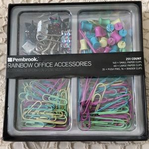 Rainbow Office Accessories